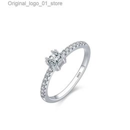 Band Rings 2023 mother's Day Collection Silver Simple Twisted Ring 14K Gold Plated Cubic Zirconia Eternity Band for Women SmartBuy Q231207