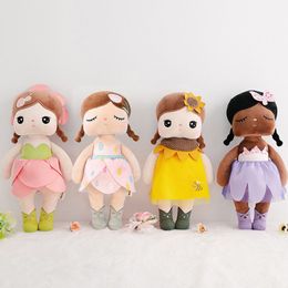 13 Inch Soft Metoo Flower Fairy Plush Toy Lovely Girls Stuffed Doll Sweet Rose Tulip Sunflower Violet 4 Kinds of Girls Doll Kids Toys