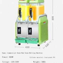 Commercial Frozen Drink 4 Cylinder Snow Melting Tank Ice-Cool Juice Dispenser