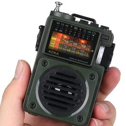 Portable S ers KDKA 700 701 portable music radio full band FM MW SW WB receiver subwoofer Bluetooth 5 0 s er TF card plays digital 231206