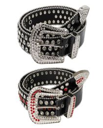 New Trend Bling Blin Rhintone Belt Men Women Wtern Cowboy Studded Dna Diamond Belt For Jeans Cinturon De Strass9427011