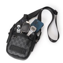 Small Flap for Men Fashion Casual Sling bag Crossbody Luxury Design Male Mini Messenger Bag Phone Key Pouch Pack218A