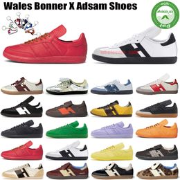 Wales Bonner Sliver Gold Sneaker Casual Shoes Classics Fox Brown Cream White Mystery leopard print Mens Designer Men Women Pharrell Humanrace Walking Trainer 36-45