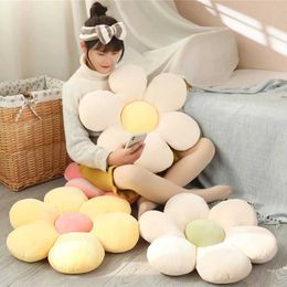 Cushion/Decorative Flower Plush Throw Soft Stuffed Cotton Cushion Living Bedroom Home Chair Decorative s Sofa Cushions Birthday Gifts