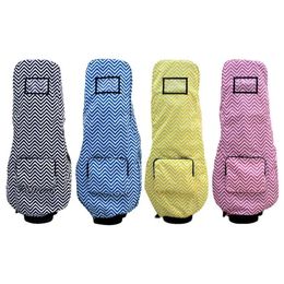 Golf Bags Golf Bag Rain Cover Foldable Golf Club Accessories Waterproof Dustproof Protector Full Protective Golf Bag Raincoat With Pocket 231207