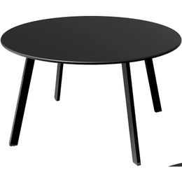 Garden Sets Round Coffee Table Patio Side Black Drop Delivery Home Furniture Outdoor Dhevk