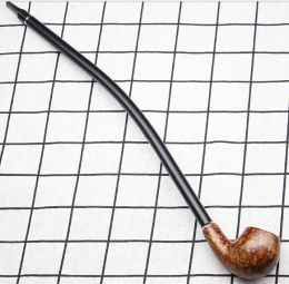 Long Rod Smoking Pipe Wooden Cigarette Holder Creative Filter Tobacco Pipe for Gift