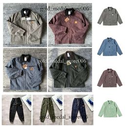 Carhart Designer Mens Jas Vintage Washed Canvas Ja Carhart Pullover Coat Lapel Neck Woolen Clothes Outwear Coats Hip Hop Carhart 930