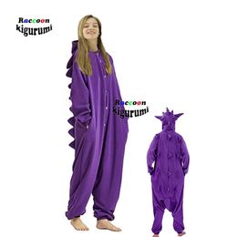 Women's Robe 135-198CM Purple Onesie Ghost Cartoon Pajamas Elf Women Men Animal Movie Adult Christmas Cosplay Raccoon Unicorn 231206
