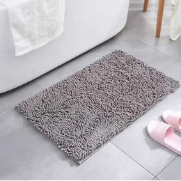 Carpets Bathroom Floor Mats 50x80cm Grey Purple Coffee Orange Chenille Carpet For Decorations And Accessories Door Mat Doormat