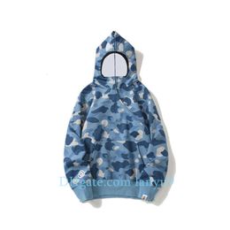 Mens Hoodies Camouflage design red yellow blue splicing fleece sweater Plus size zipper sweater Lovers Sweatshirts Designer Fashion Hoodie Jacket streetwear b61