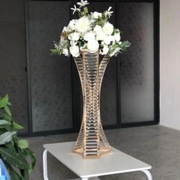 3 PCS Acrylic Wedding Centerpiece Crystal Table Centerpieces 80 CM Pillar Road Leads Party Vase Diy Decoration