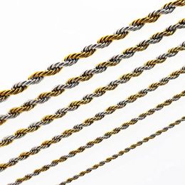 Chains HipHop Punk Gold Silver Colour Matching Titanium Steel Design Necklace Choker Girls Women Men Charm Fitness Jewellery