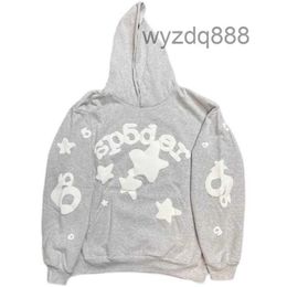 2023men's Hoodies Sweatshirts Grey Sp5der Hoodie Web 555555 Young Thug Spider Men Women 1 White Pullovers Loose Hooded ZDTJ