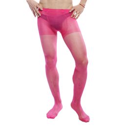 Rose Fetish Tights For Men Transparent Exotic Apparel Sexy Underwear Body Stockings Cool Man Gay Pantyhose Lenceria Para Hombre