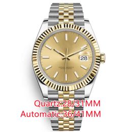 Men's/Women's watch Precision durable 28/31mm quartz 36/41mm Automatic 2813 movement 904L stainless steel watch women's waterproof glow-in-the-dark watch top brand