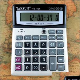 Calculators Wholesale Large Voice Calcator Desktop Financial Office Real Person Drop Delivery School Business Industrial Supplies Otqxf