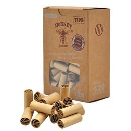 7mm Tips smoke shop Tobacco Cigarette Philtre Tip Disposable Tobacco Brown A box of 120 Philtre Rolled Smoking Cigarettes Philtres Holder Rolling Paper dab rig