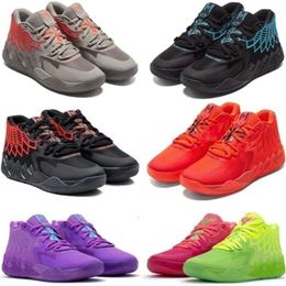 with Shoe Box 2023 2022 Basketball Shoes Mens Trainers Sports Sneakers Black Blast Rock Ridge Red Lamelo Ball 1 Mb.01 Lo Ufo Not From Here