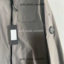 Cp Mens Jacket Coat One Lens Lapel Shirt Jackets Garment Dyed Utility Overshirt Outdoor Men Cardigan Outerwear Clothe Cp XXL 120 138