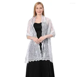 Scarves Women Squin Shawl Moon And Star Shawls Wraps For Evening Dresses Bridesmaid Bridal Wedding