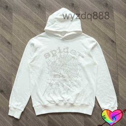 Sweatshirts White Young Thug Spider Hoodie Men Women 3d Web Foam Print Sp5der Music Album Loose Hooded 555555 T220726 3RWX