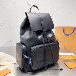 borsa firmata zaino da uomo zaino firmato Borsa da uomo Zaino sportivo da uomo di lusso Borsone Borsa a tracolla Zaino da viaggio da uomo Tela goffrata di alta qualità Pelle