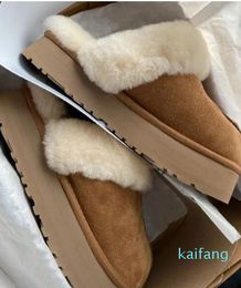 Snow Boots Designer Australian Boot Indoor Real Leather Warm