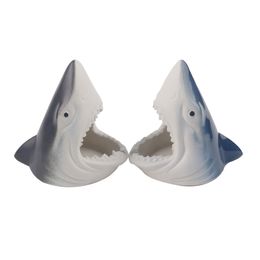 Ceramic AshTray Decoration Gift Home Ashtray Creative Personality Shark Shape kan anpassas tillbehör grossist