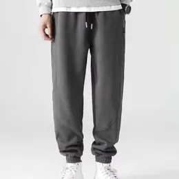 Men's Pants Men Fleece Winter Thickened Design Sporty Comfort Versatile Warmth For Casual Sportswear Cold Weather