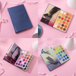 Eye Shadow 7260352426 Colours Eyeshadow Palette Threelayer Book Makeup Cosmetic Matte Glitter maquillajes para mujer DC05 231207