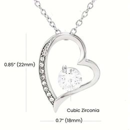 1pc My Bonus Daughter" - Forever Love Necklace for Baby Girls