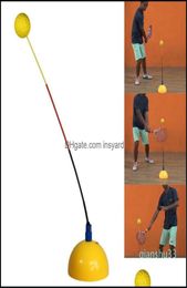 Balls Racquet Sports Outdoorsportable Tennis Trainer Practise Rebound Training Tool Professional Stereotype Swing Ball Hine Begi7299674