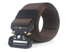 Army Tactical Waist Belt Man Jeans Male Military Casual Canvas Weing Nylon Duty Strap9402756