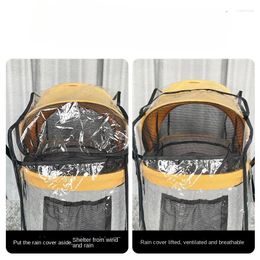 Dog Carrier Pet Cart Eva Transparent Rain Cover Proof Jump Out Cat Body Dust Raincoat