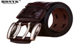 100 High Quality Genuine Leather Belts For Men Brand Strap Male Pin Buckle Fancy Vintage Jeans Cowboy Cintos Y190518032704407