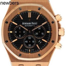 Men Audemar Pigue Watch Apf Factory Royal Oak Offshore Audpi Mechanical Men's Sports Fashion Wristwatch 18k Rose Gold Time Code WN-HXF0YCNZ