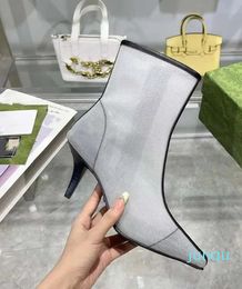 Fashion Women's Boots Luxury Design Vintage Decorative Letter Autumn and Winter