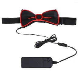 Bow Ties Makeup Set Flash Costume Flashing Tie Adjustable Led Bowties Luminous Party Glowing For Rave