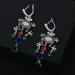 Dangle Earrings Fashionable Frog Shaped For Women Or Girls Chrismas' Gift