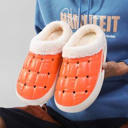 Sandals Winter NonSlip Comfortable Home Men Slippers Warm Women Indoor Cotton NonSlips Ladies Soft Eva Couples Shoes 231206