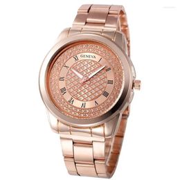Wristwatches NO.2 Fashion Watches Women Stainless Steel Sport Quartz Hour Wrist Analogue Watch Female Dress Clock Relogio