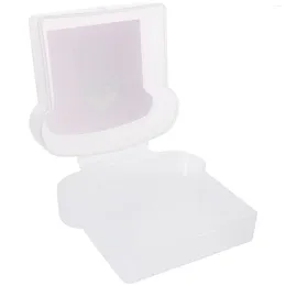 Plates Containers With Lids Plastic Sandwich Sealable Case Box For Outdoor Large Holder Picnic