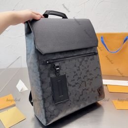 Zaino da viaggio per uomo di alta qualità Zaino di design Borsa a tracolla di lusso per donna Borsa di design per uomo Borsa a tracolla in pelle di tela rivestita stampata Borsa da scuola per computer Borsone