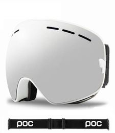Men Women Ski Goggles Eyewear Double Layer Antifog Big Ski Mask Skiing Glasses Eyes Protector Snow Snowboard Professional280O5924884