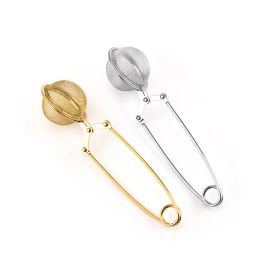 304 Stainless Steel Tea Infuser Ball Home Kitchen Tools Mesh Teas Strainer Coffee Vanilla Spice Filter Diffuser ZZ