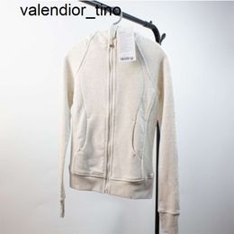 Yoga Clothing LU-088 Designer Winter Velvet Women's Fashion brand Color Hoodie Sweater Sports Round Neck Long Sleeve Casual Loose Sweater womens Yoga hoodie