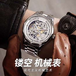 Special Counter Large Dial Fully Automatic Mechanical Business Sports High-end New Handsome Hollow Out Men's Watch