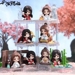 Blind box Cosplay Blessing Tian Guan Ci Fu Model Tgcf Xie Lian Hua Cheng Bl Four Seasons Together Blind Box Q Figure Doll Toy Gifts 231207