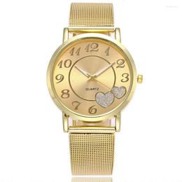 Wristwatches Fashion Luxury Women Watches Simple Top Brand Quartz Watch Women's Gold Wristwatch